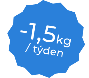 / týden   -1,5kg